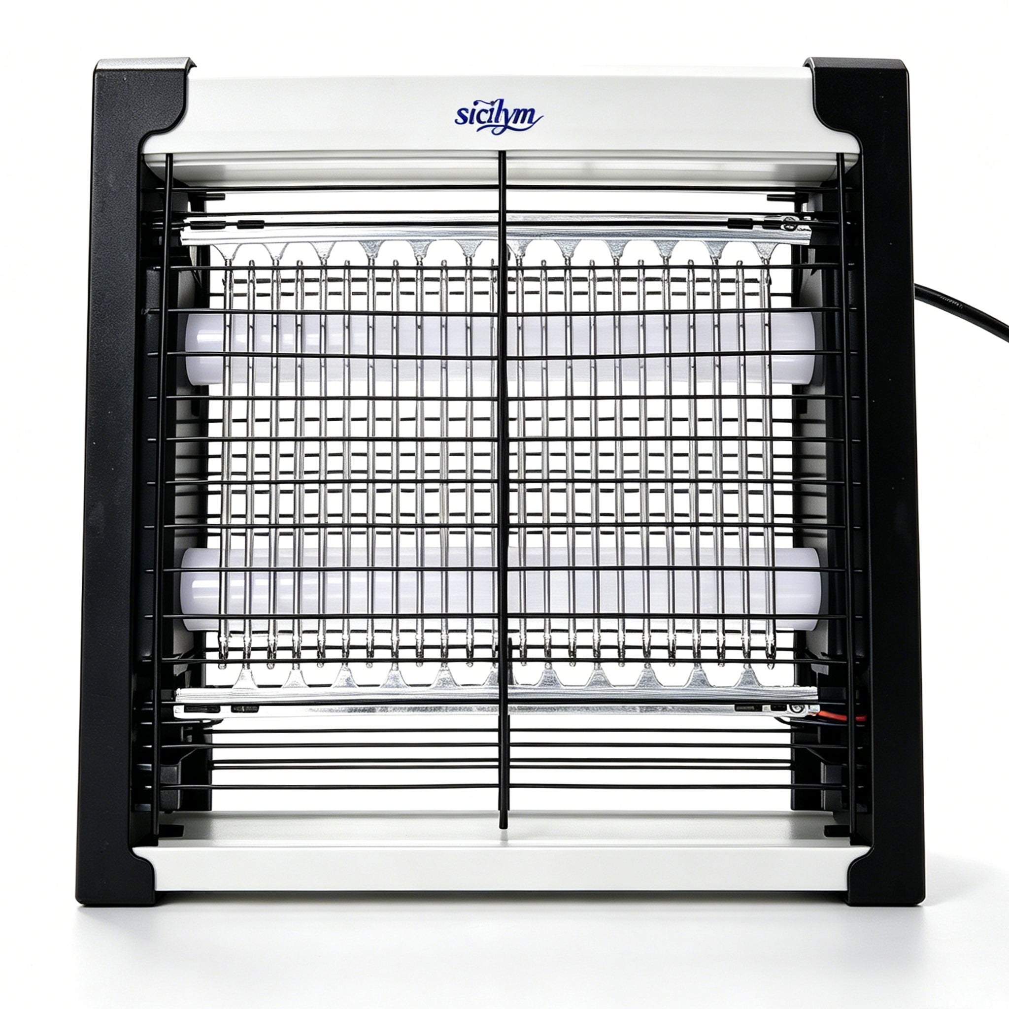 Siclym Indoor Bug Zapper, 1500V Electric Mosquito Killer with Dual 365nm UV Light Tubes, 1200 Sq. Ft. Coverage, Chemical-Free Fly Zapper for Home, Kitchen, Garage, Office & Restaurant, Tabletop or Wall Mount